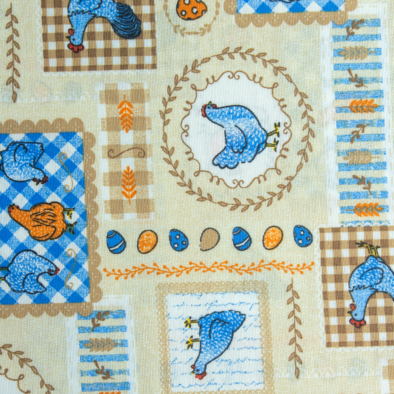 Loneta decorativa - Flor de lis - Rojo