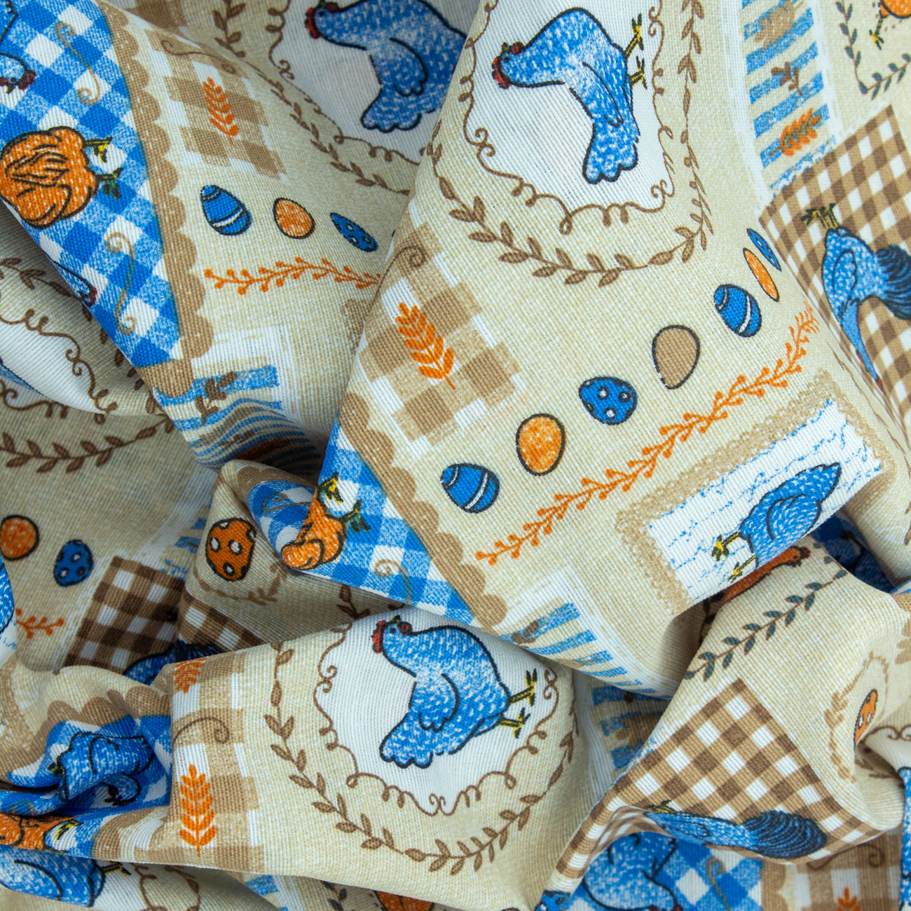 Loneta decorativa - Flor de lis - Rojo