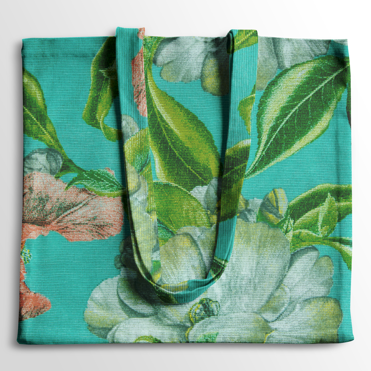 Loneta de decoração - Floral - Verde