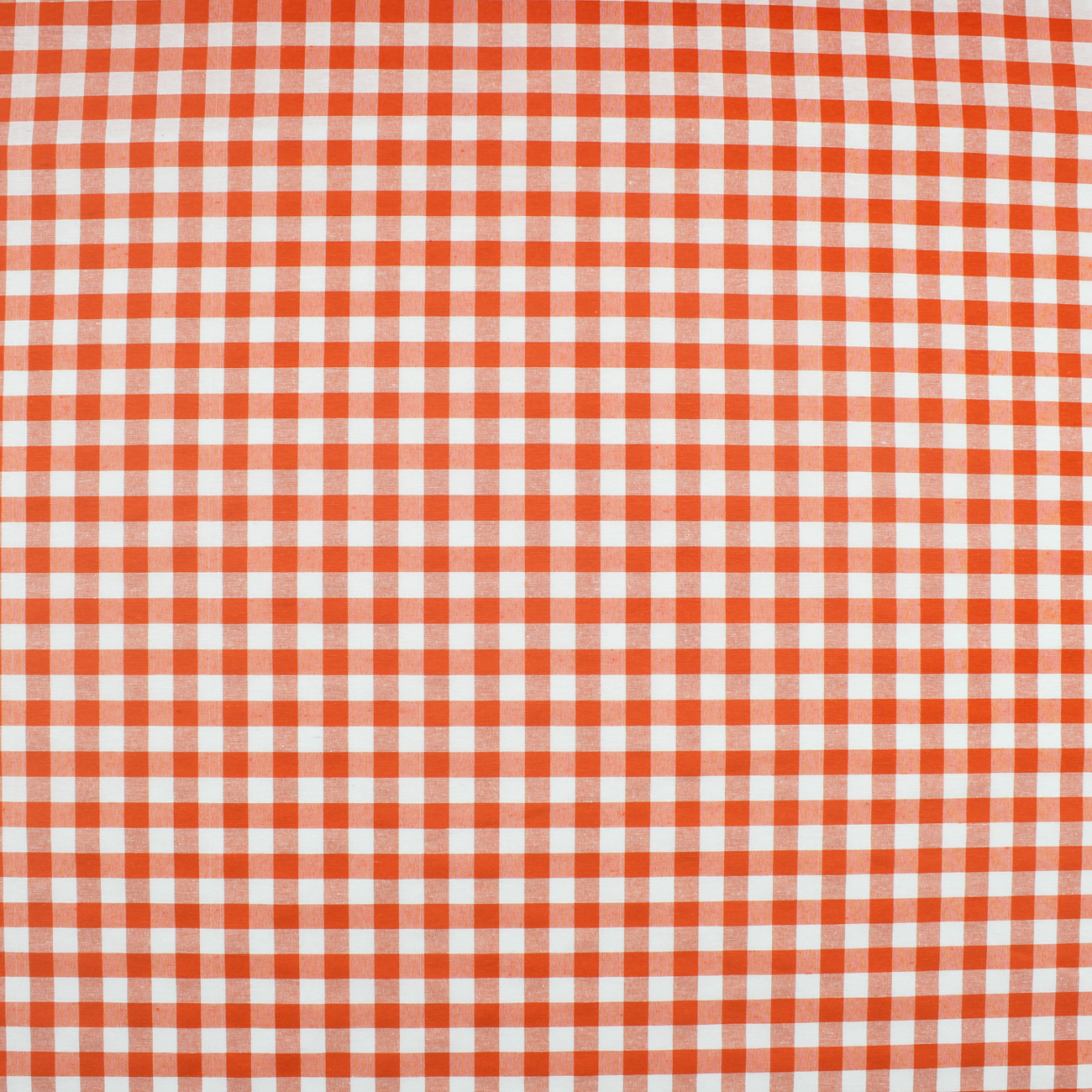 Tecido Xadrez Médio Vichy - Laranja