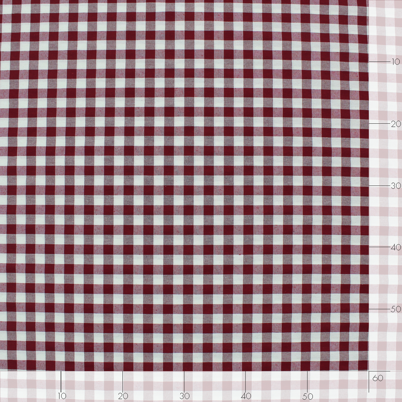 Medium Chess Fabric Vichy - Bordeaux