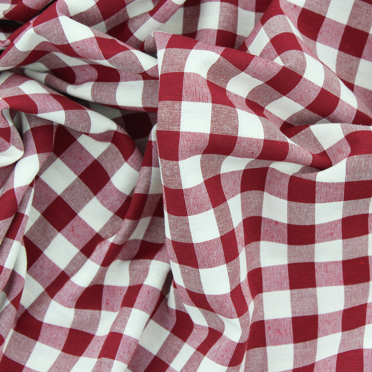 Medium Chess Fabric Vichy - Bordeaux