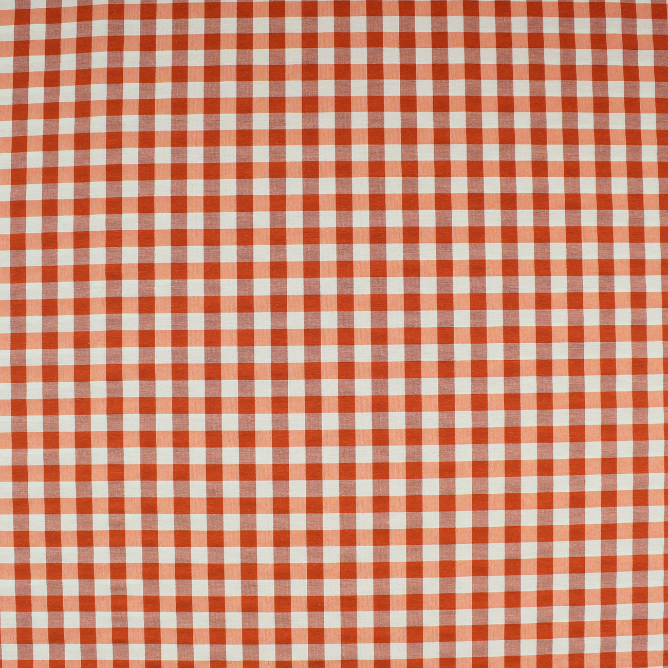 Tecido Xadrez Médio Vichy - Laranja