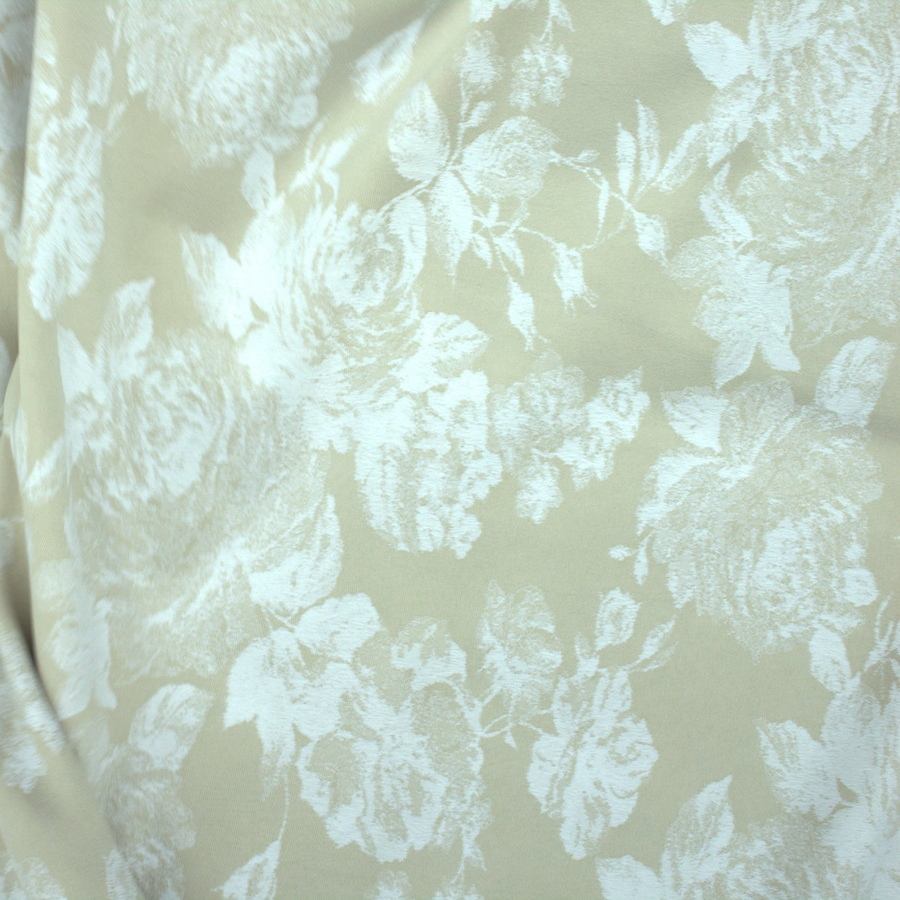 Water-repellent damask tablecloth - white
