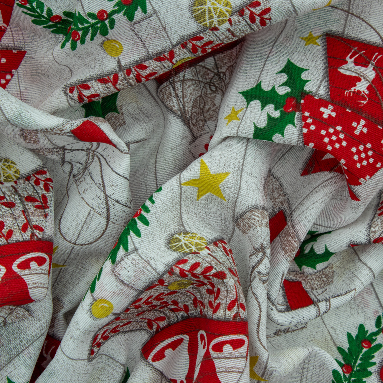 Christmas - Decoration canvas - Tree - Red