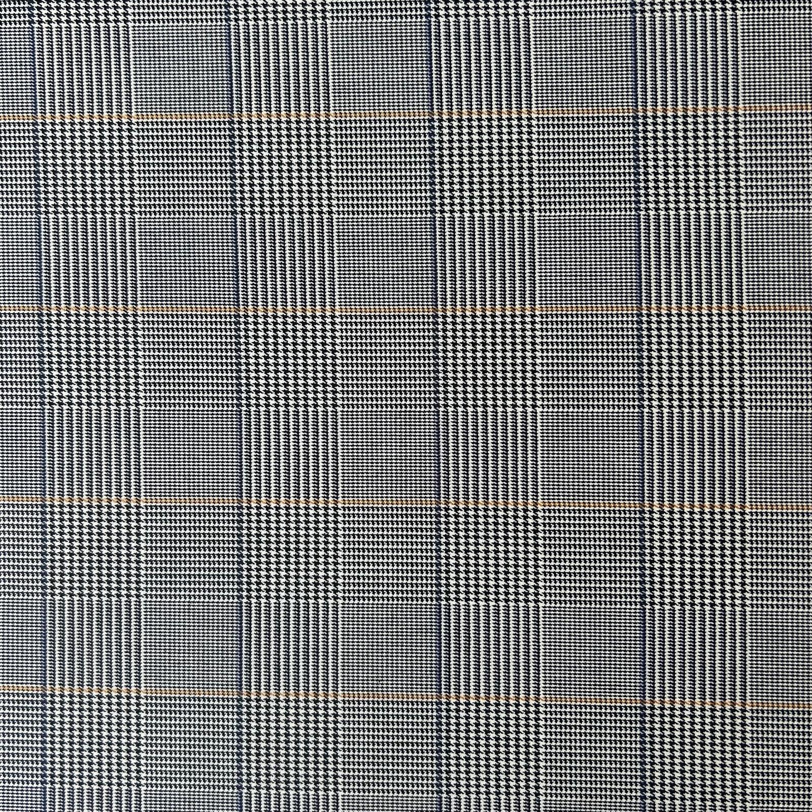 Vintage - Xadrez Preto & Amarelo