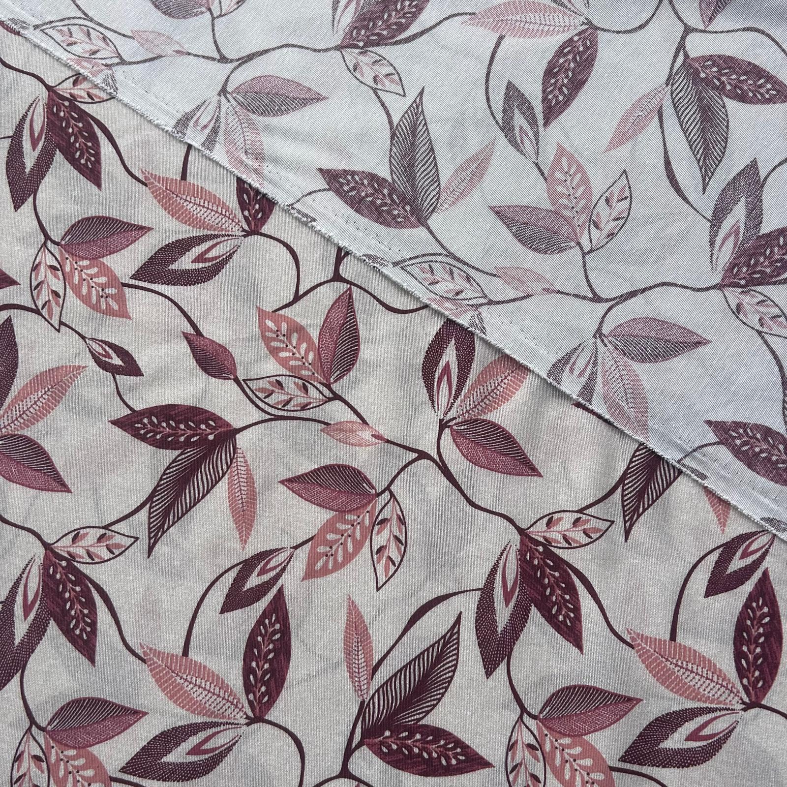 Loneta de decoração - Floral - Rosa