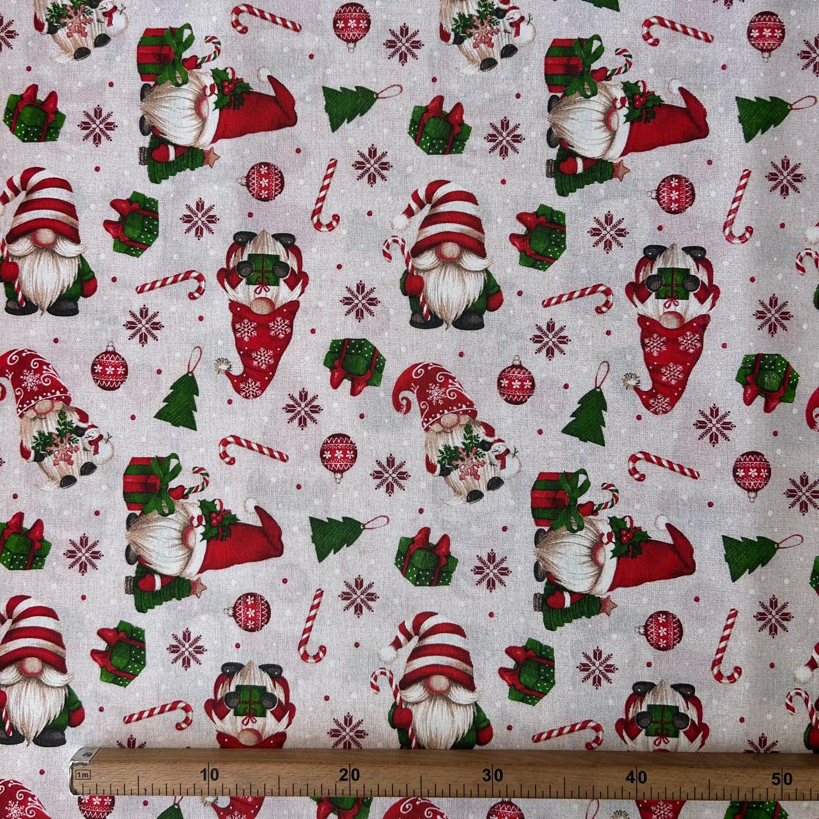 Loneta de decoração- Natal- Gnomo/Pai Natal