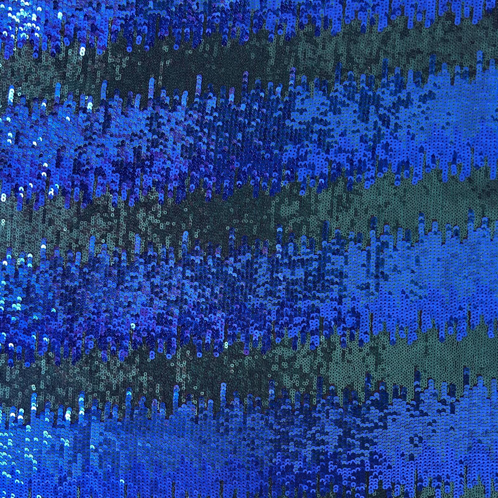 Renda de Cerimónia com Lantejoulas Azul