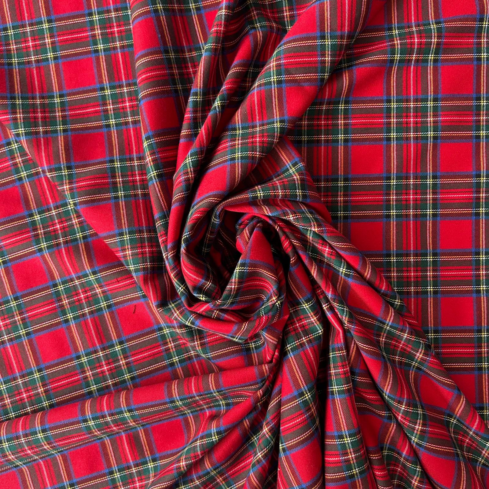 Vintage - Xadrez Escocês Vermelho