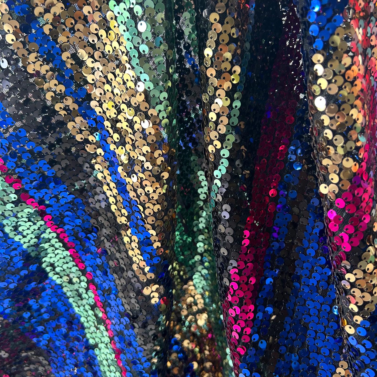 Renda de Cerimónia com Lantejoulas Multicolor 2