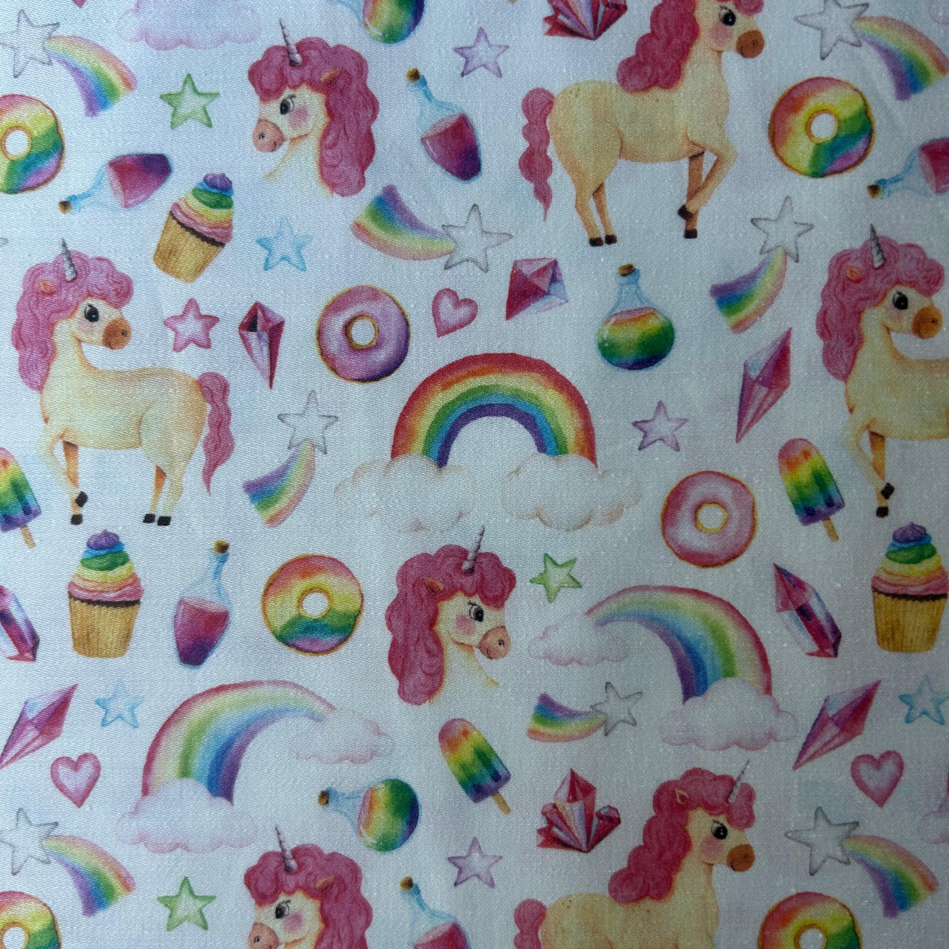 Algodão Estampado Arco-Iris