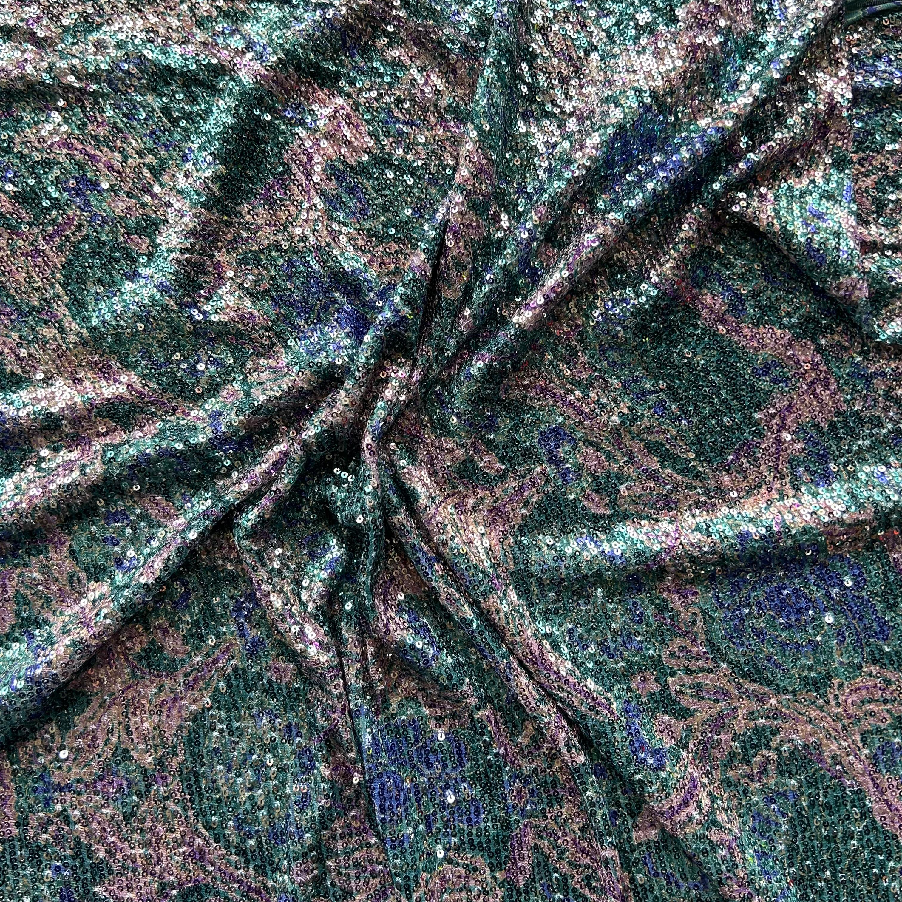 Renda de Cerimónia com Lantejoulas