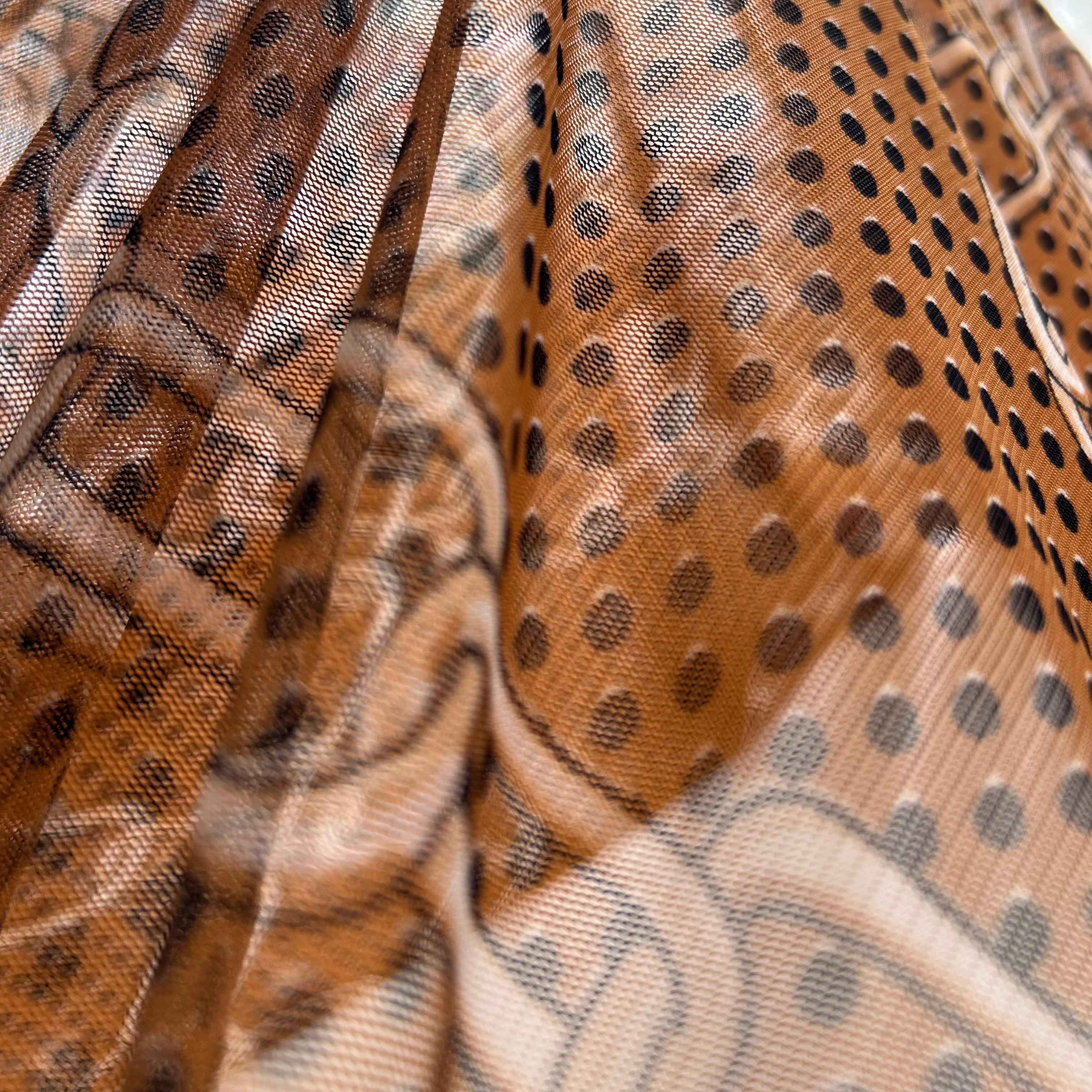 Retalho Malha Translúcido Correntes