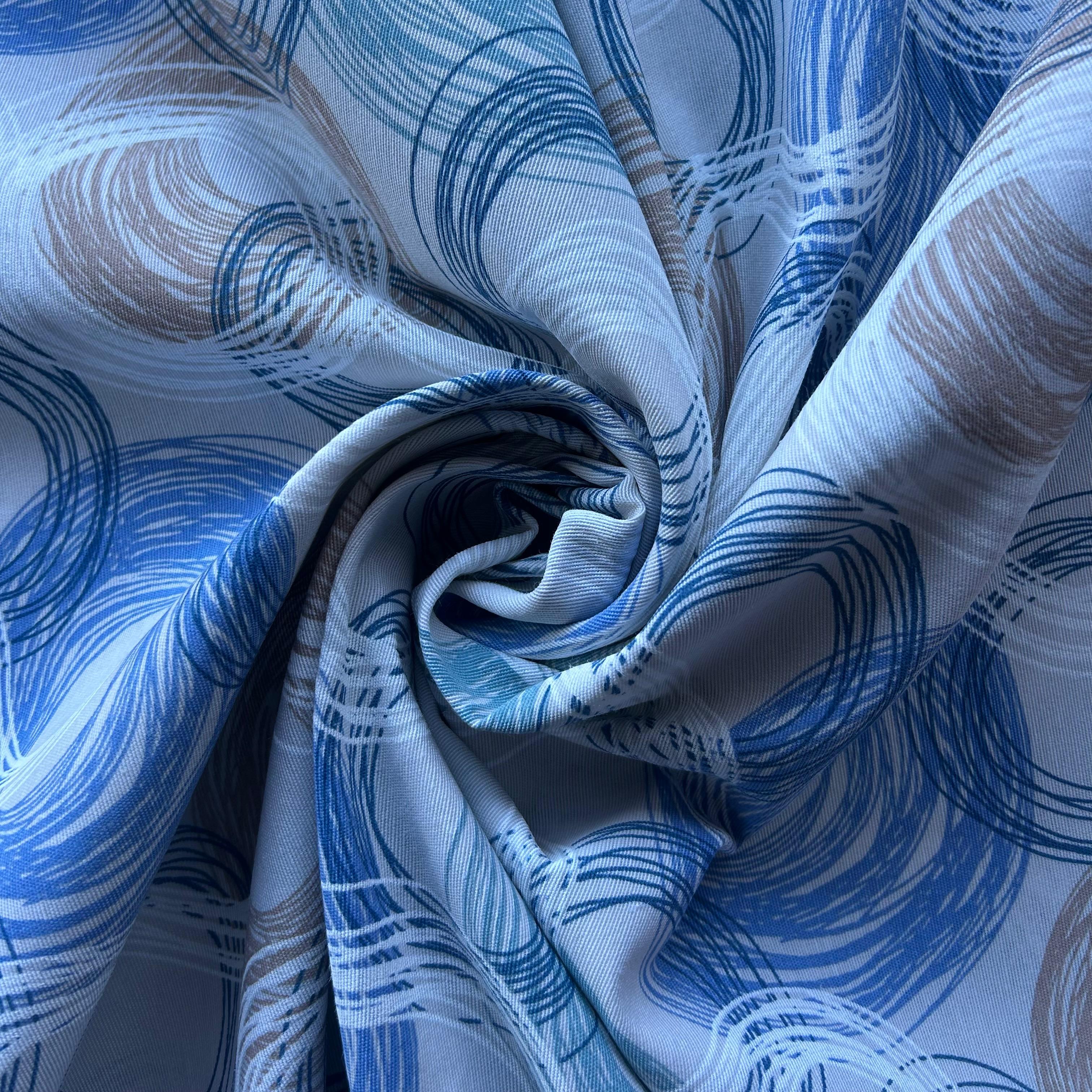 Loneta de decoração - Geometrico - Azul