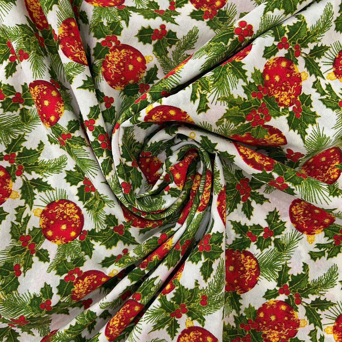 Loneta de decoração- Natal (Bolas)