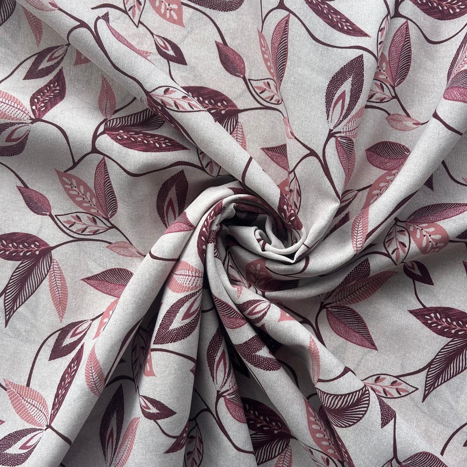 Loneta de decoração - Floral - Rosa