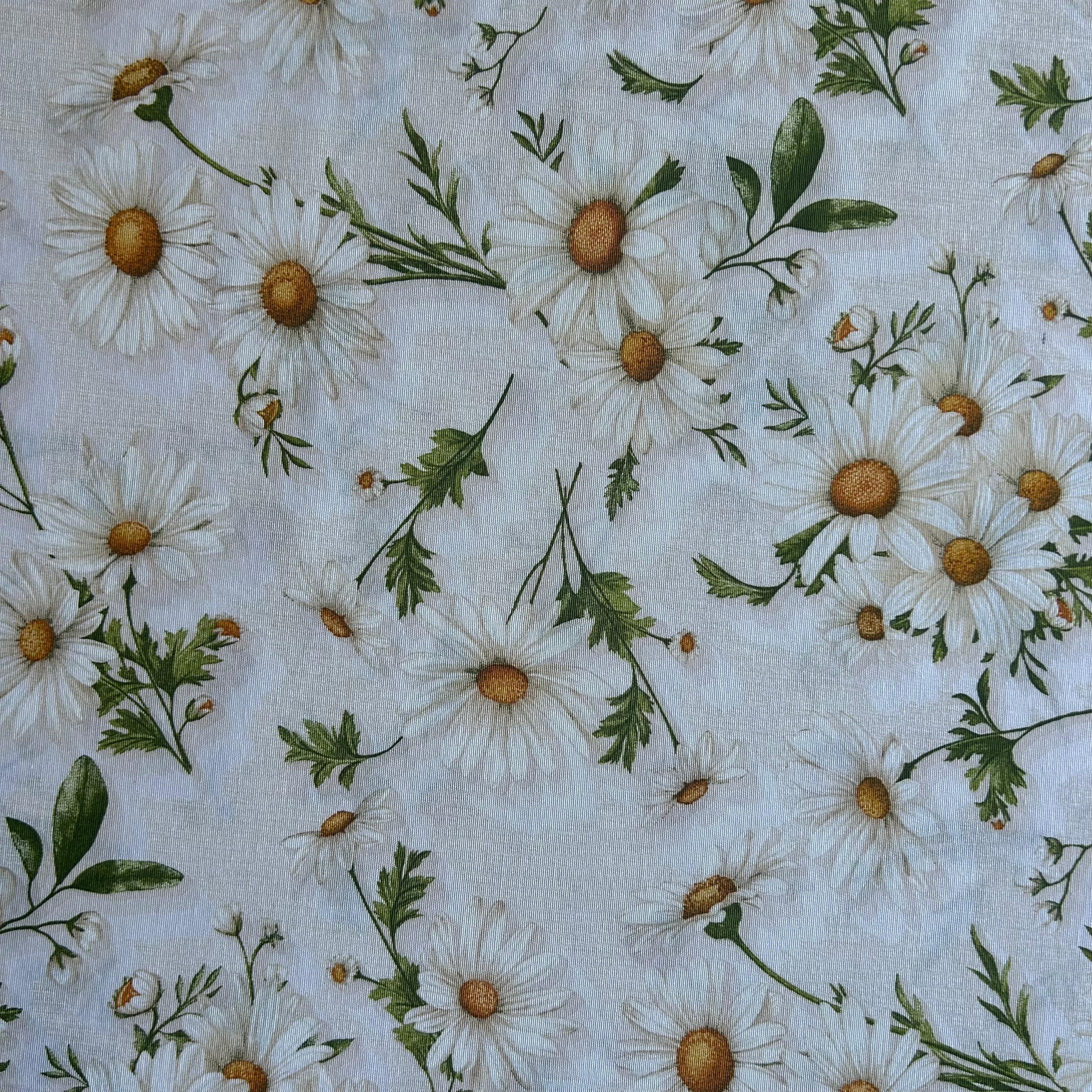 Loneta de decoração - Floral - Verde