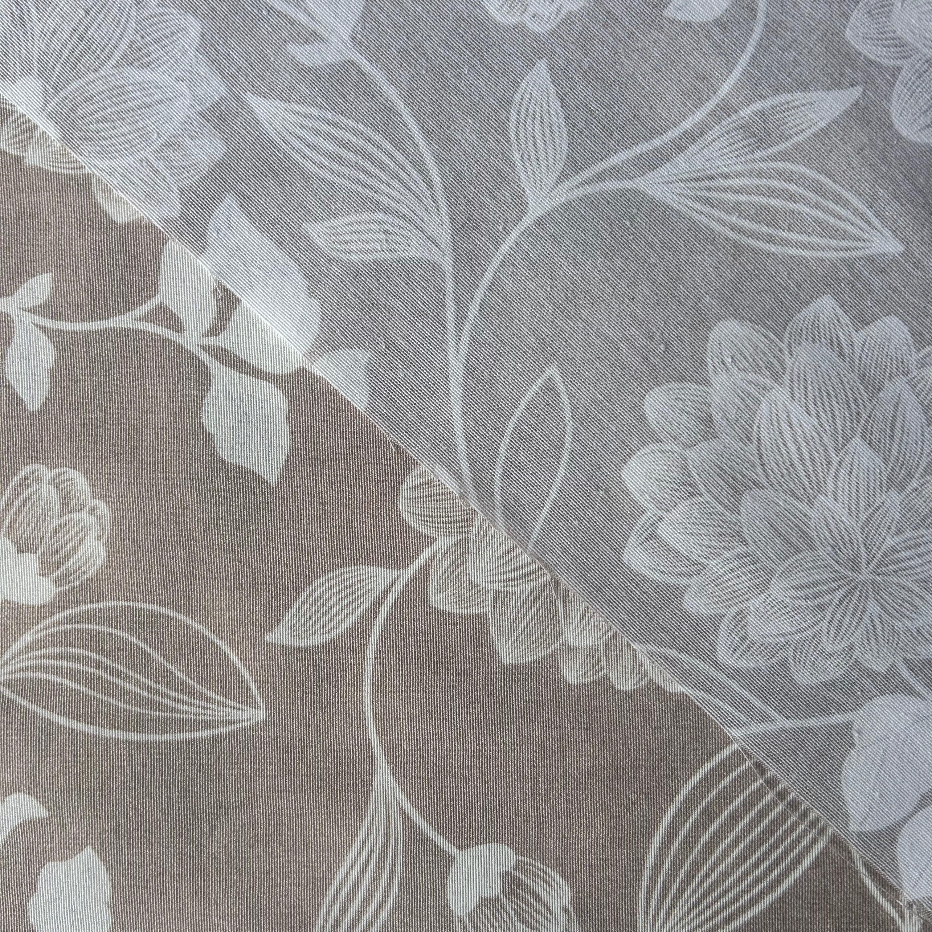 Loneta de decoração - Floral - Branco