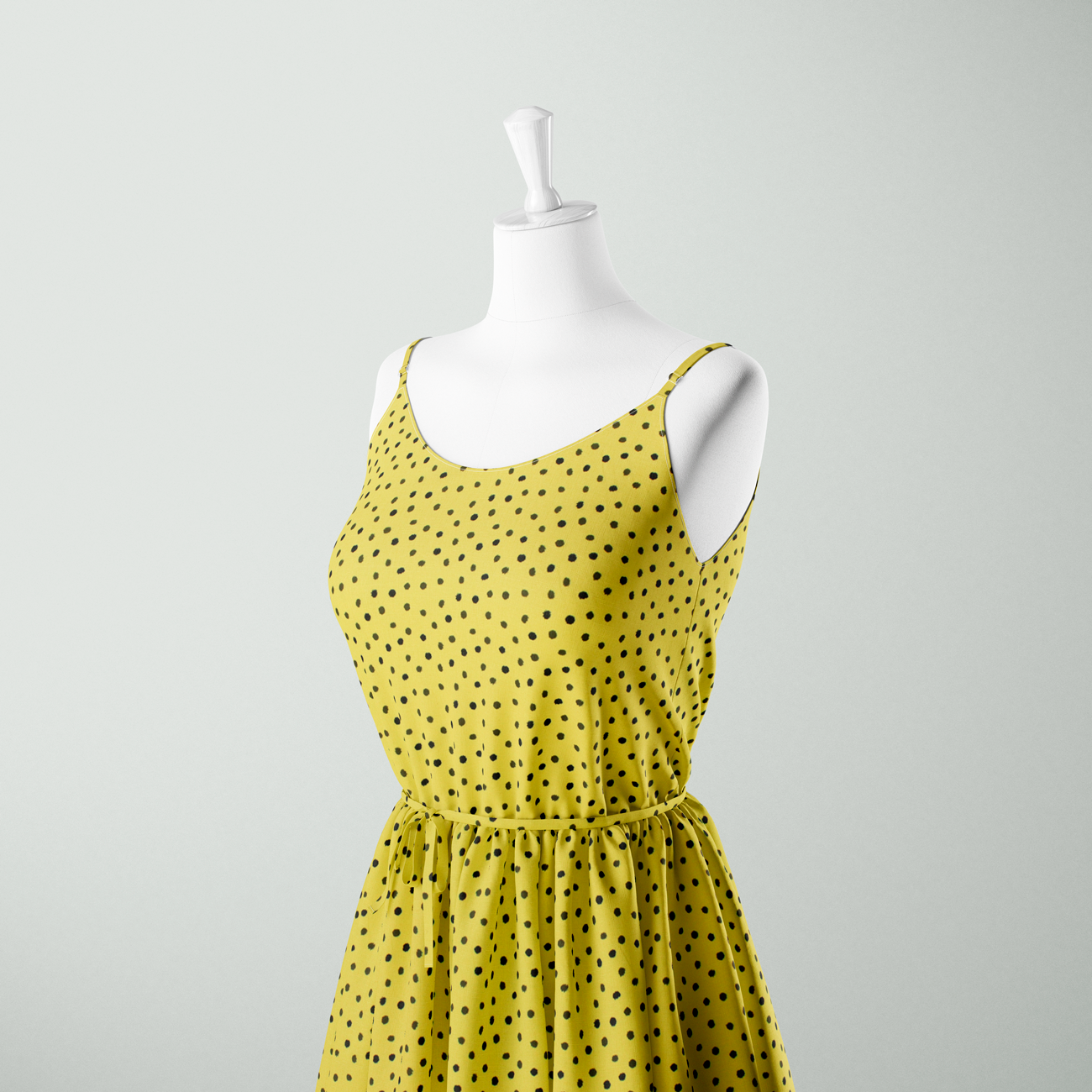 Camiseiro Estampado Pintas - amarelo