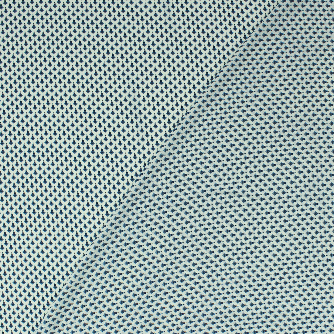 Camiseiro Estampado Geométrico - azul