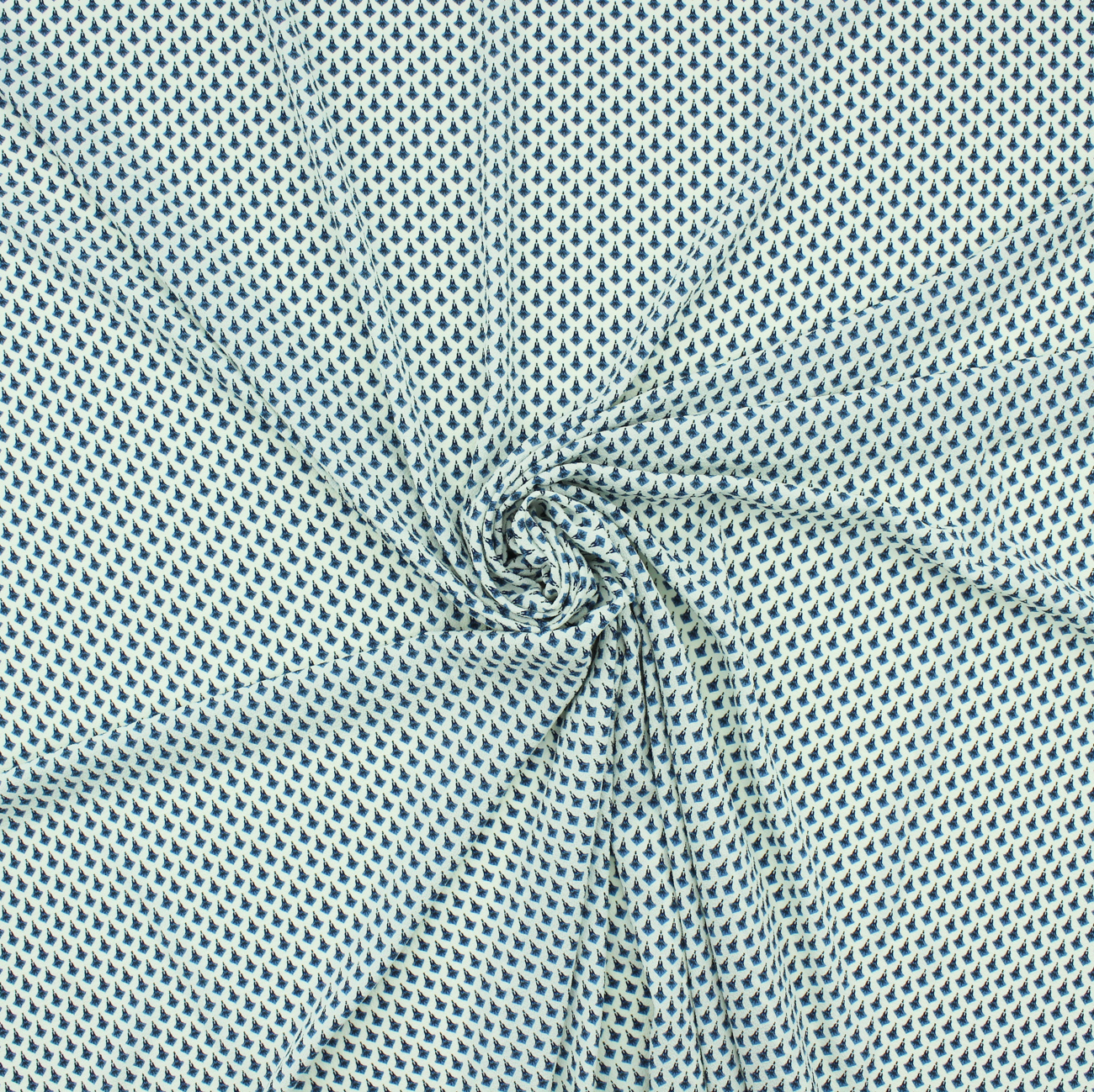 Camiseiro Estampado Geométrico - azul