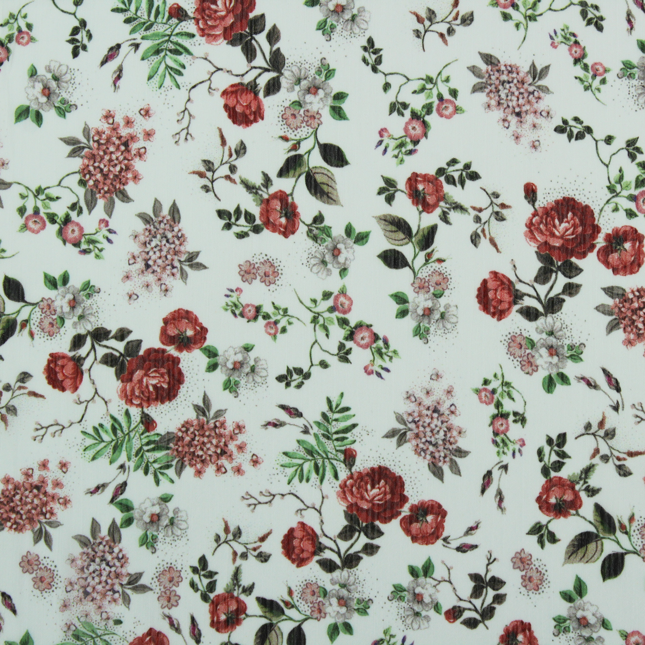 Translucent Floral Print Shirt - Pink