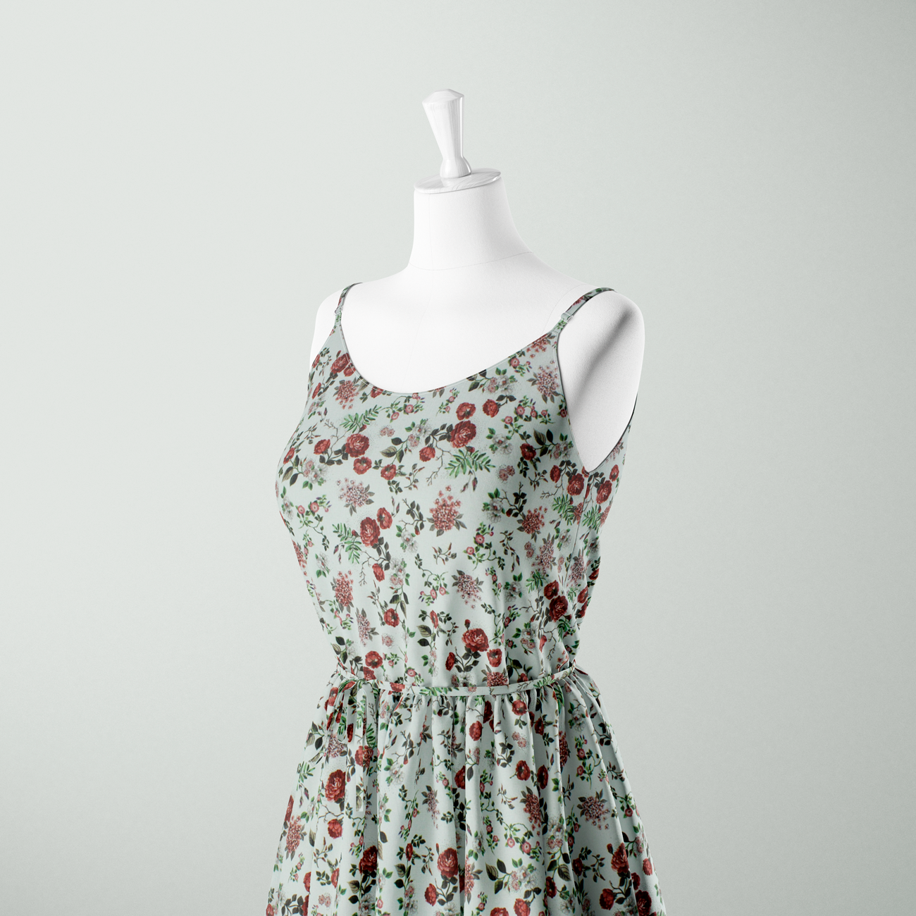 Translucent Floral Print Shirt - Pink