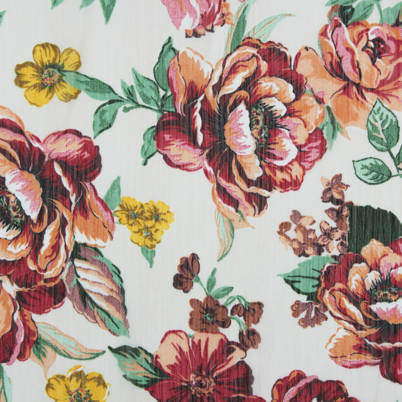 Camiseiro Estampado Floral Translúcido - Rosa e Amarelo