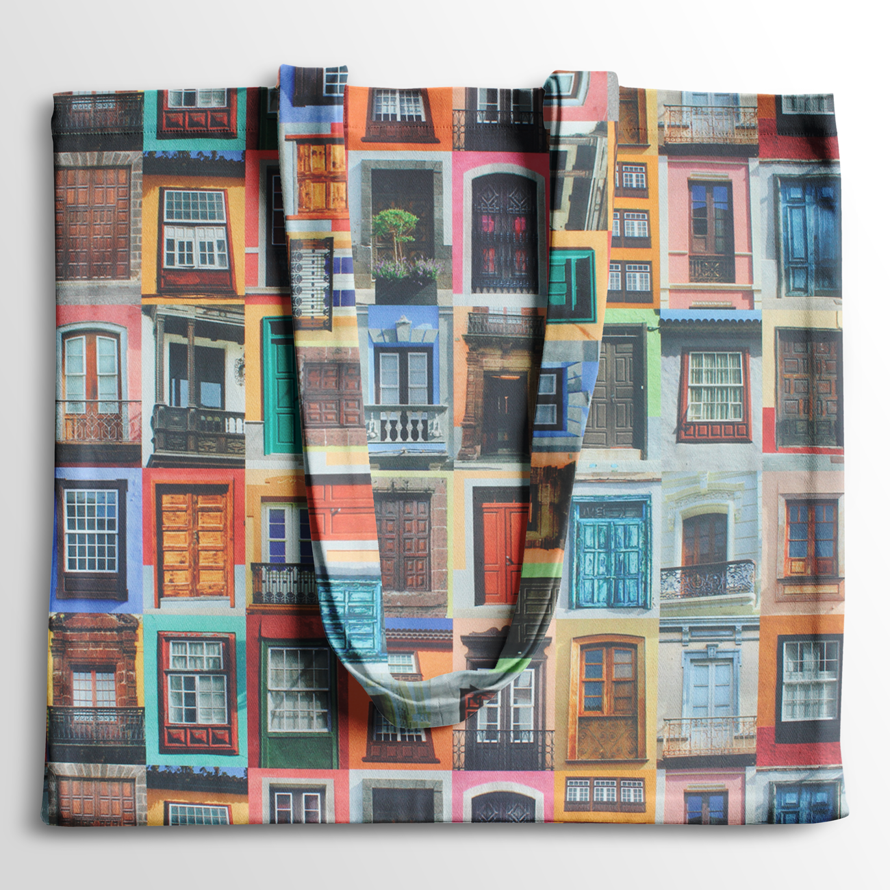 Panamá de Decoración Digital - Ventanas Tradicionales - Amarillo y Naranja