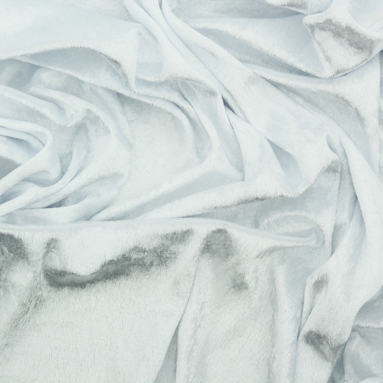 Velvety Mesh - White