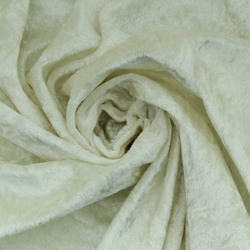 Velvety Mesh - White