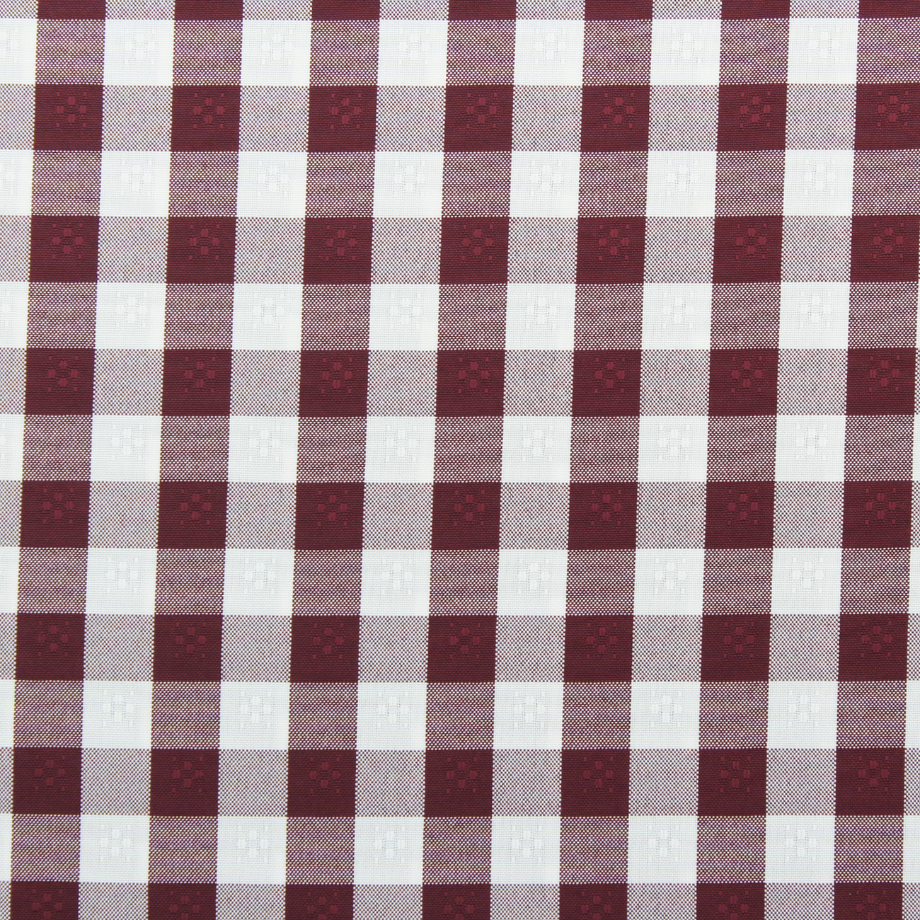 Tela Ajedrez con Relieve - Burdeos