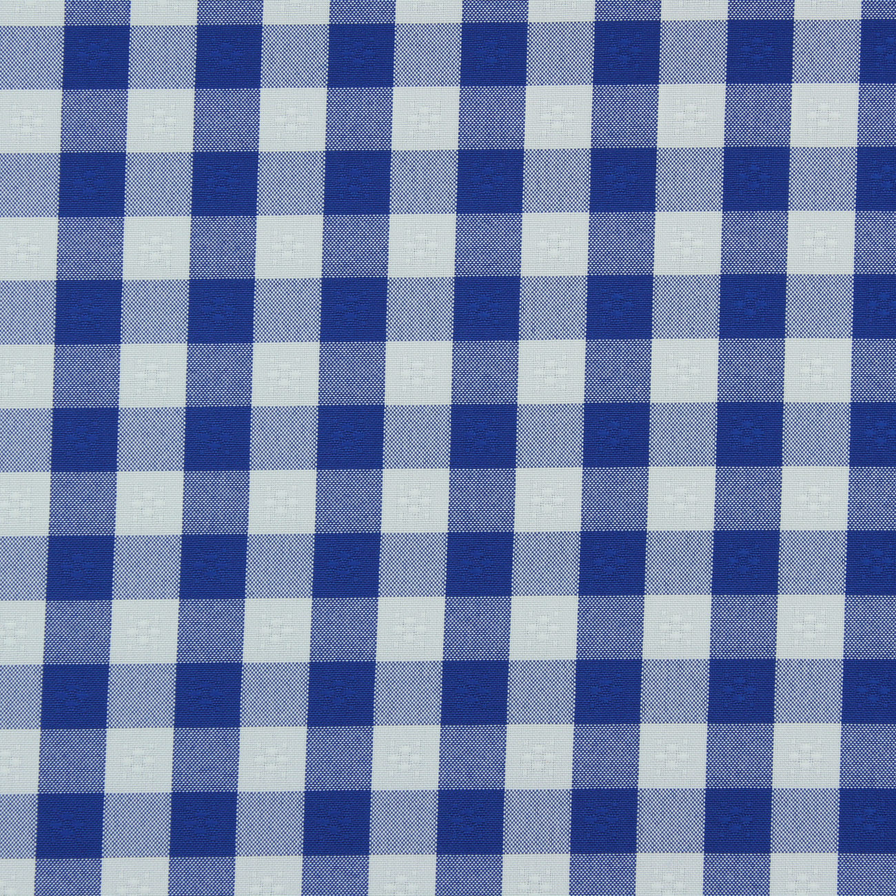 Tecido Xadrez com Relevo - Azul