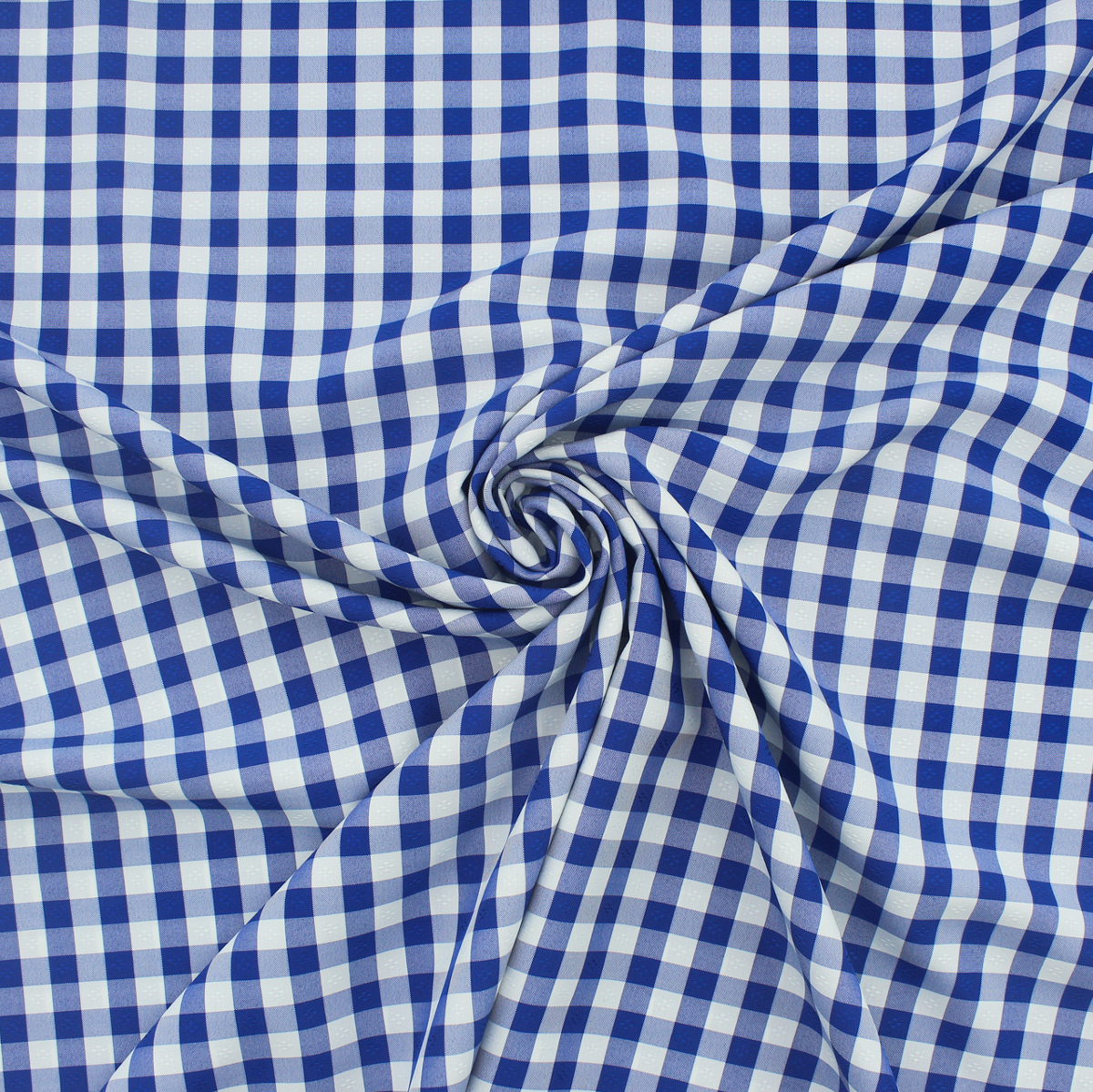 Tecido Xadrez com Relevo - Azul