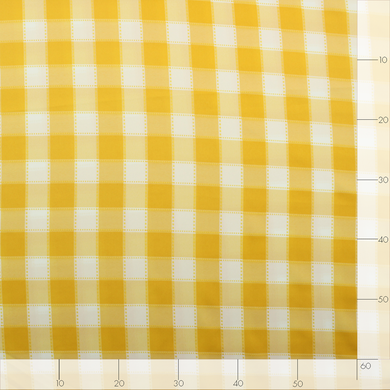 Traced Chess Fabric - Yellow