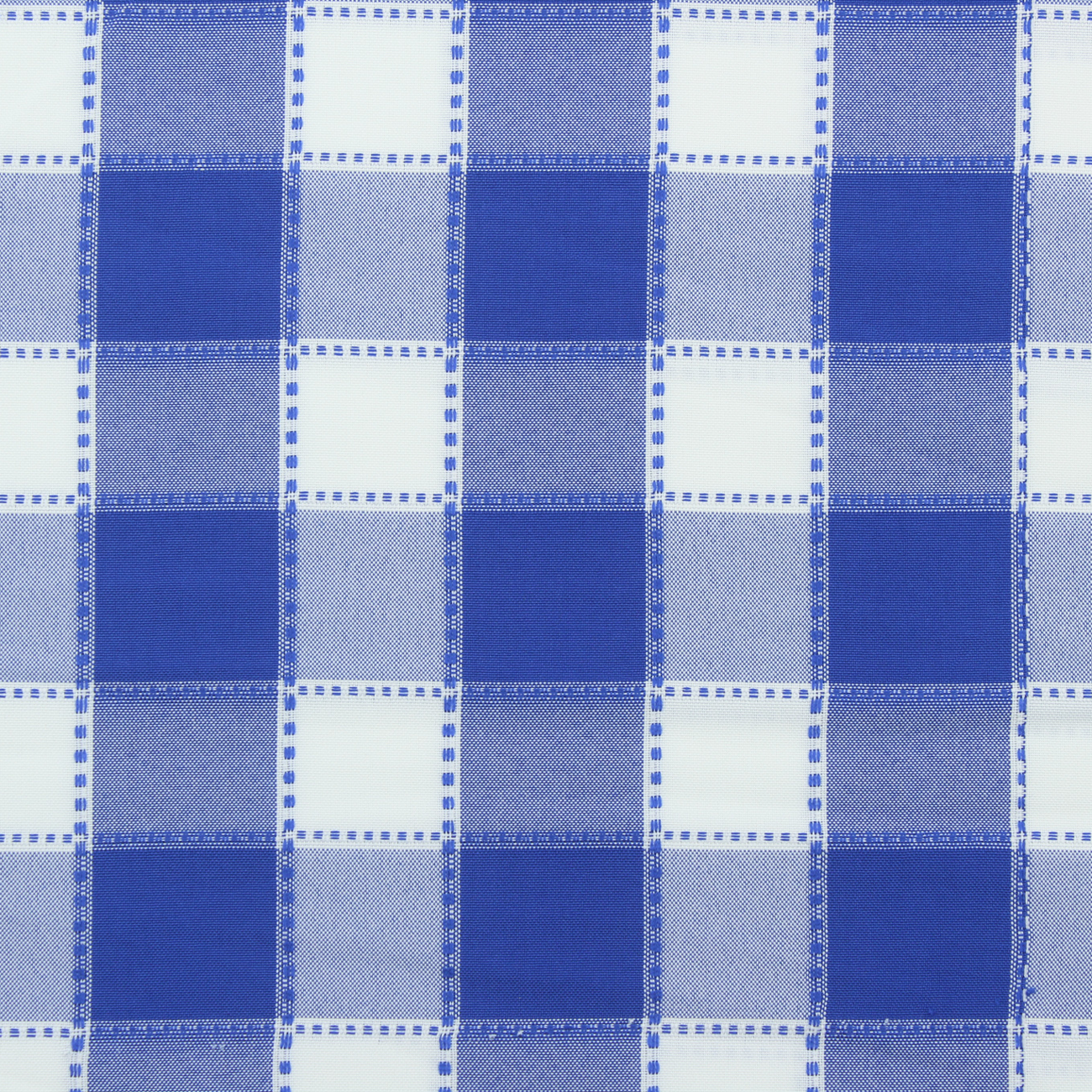 Tecido Xadrez Tracejado - Azul