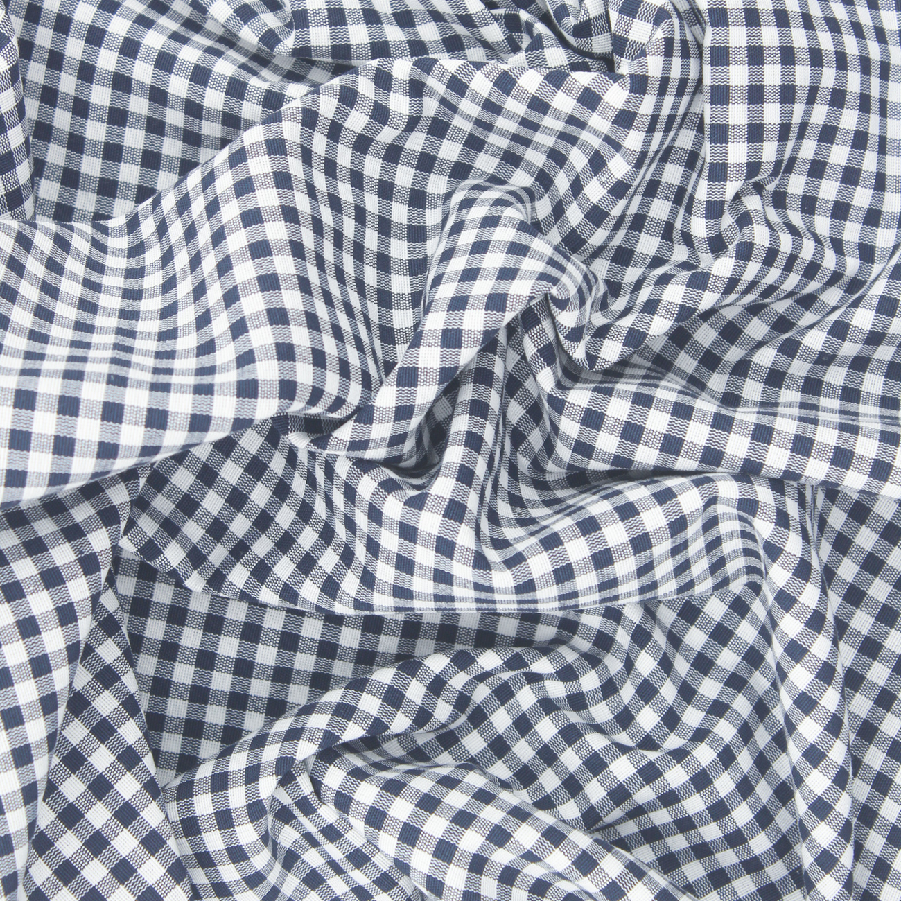 Tecido Xadrez Pequeno Vichy - Azul Marinho