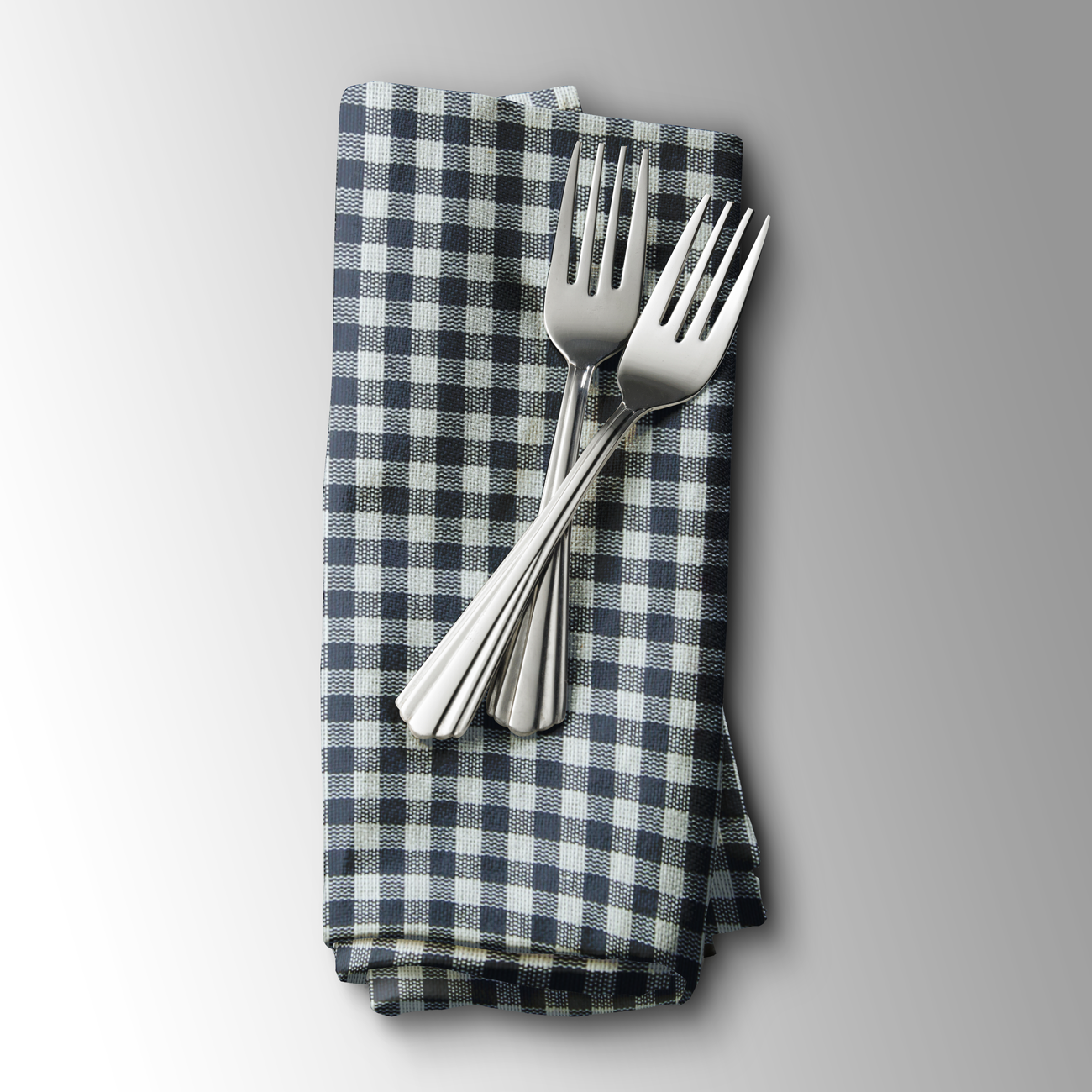 Tecido Xadrez Pequeno Vichy - Azul Marinho