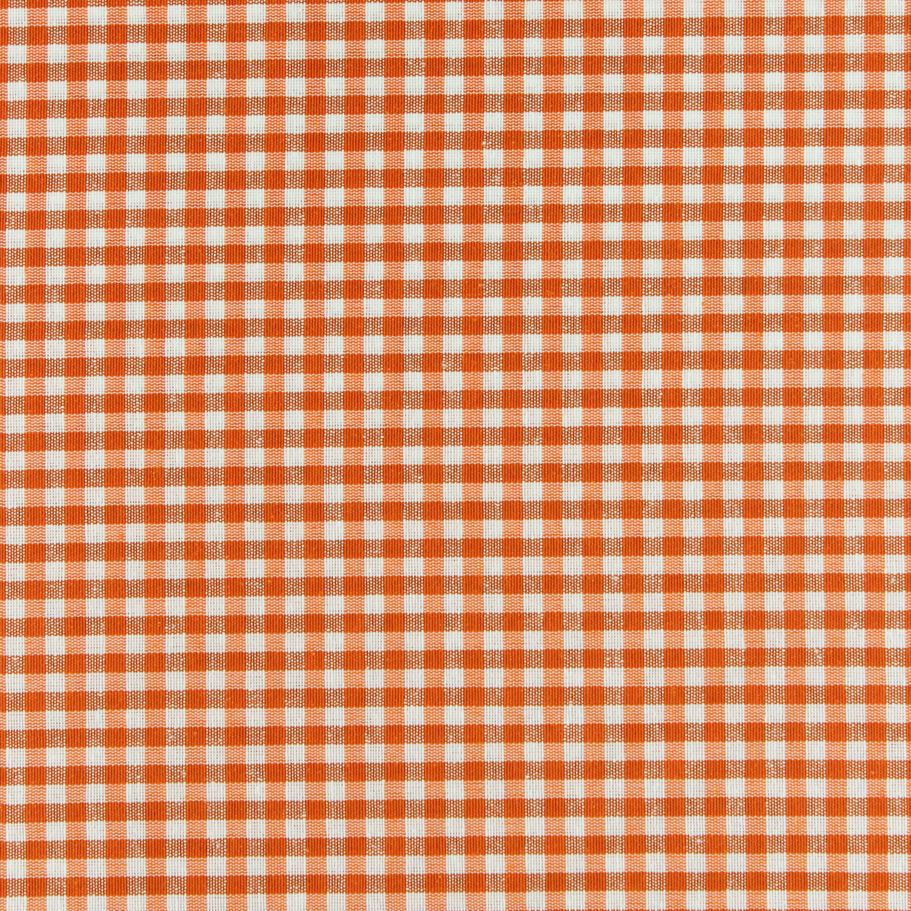 Tela Cuadros Vichy Pequeños - Naranja