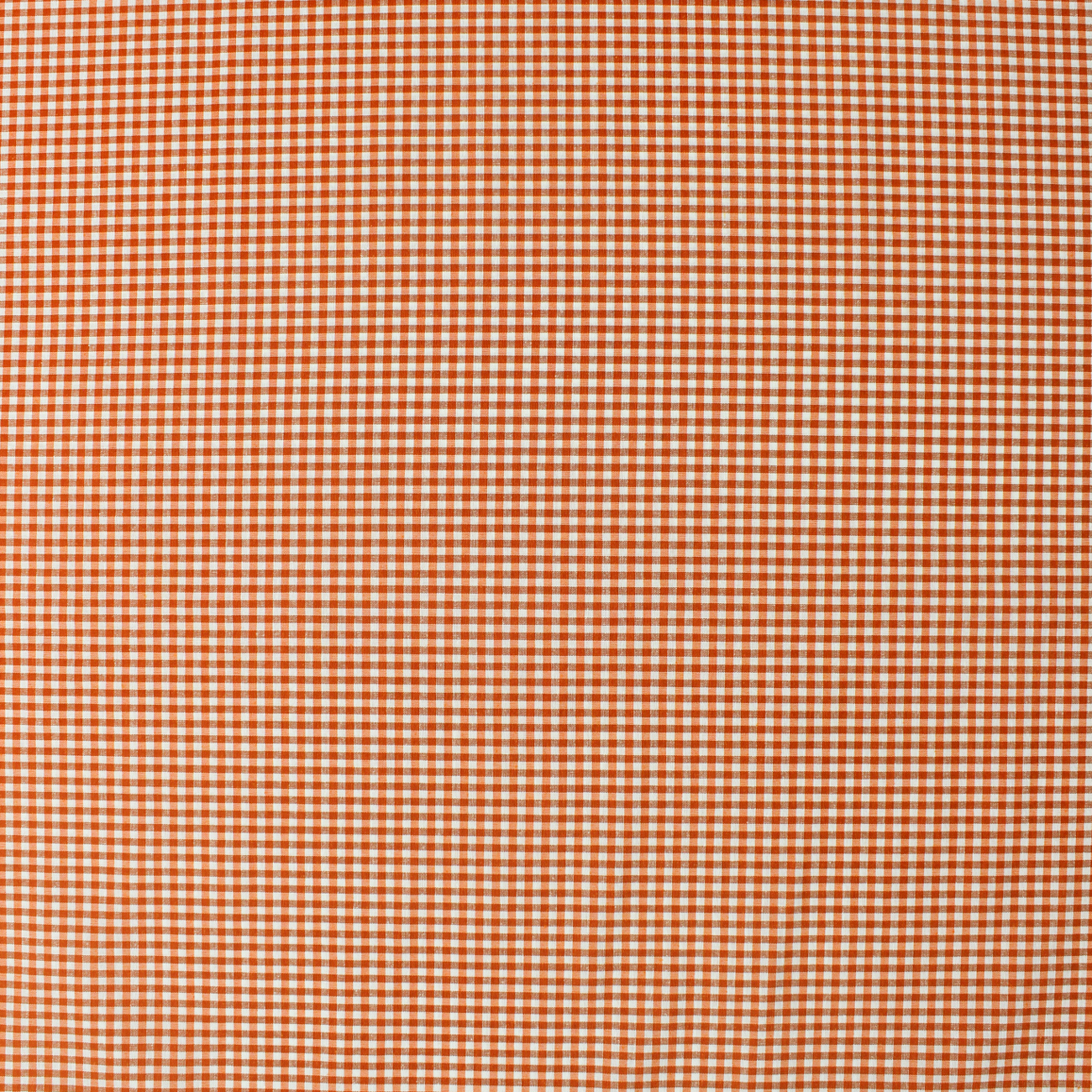 Tela Cuadros Vichy Pequeños - Naranja