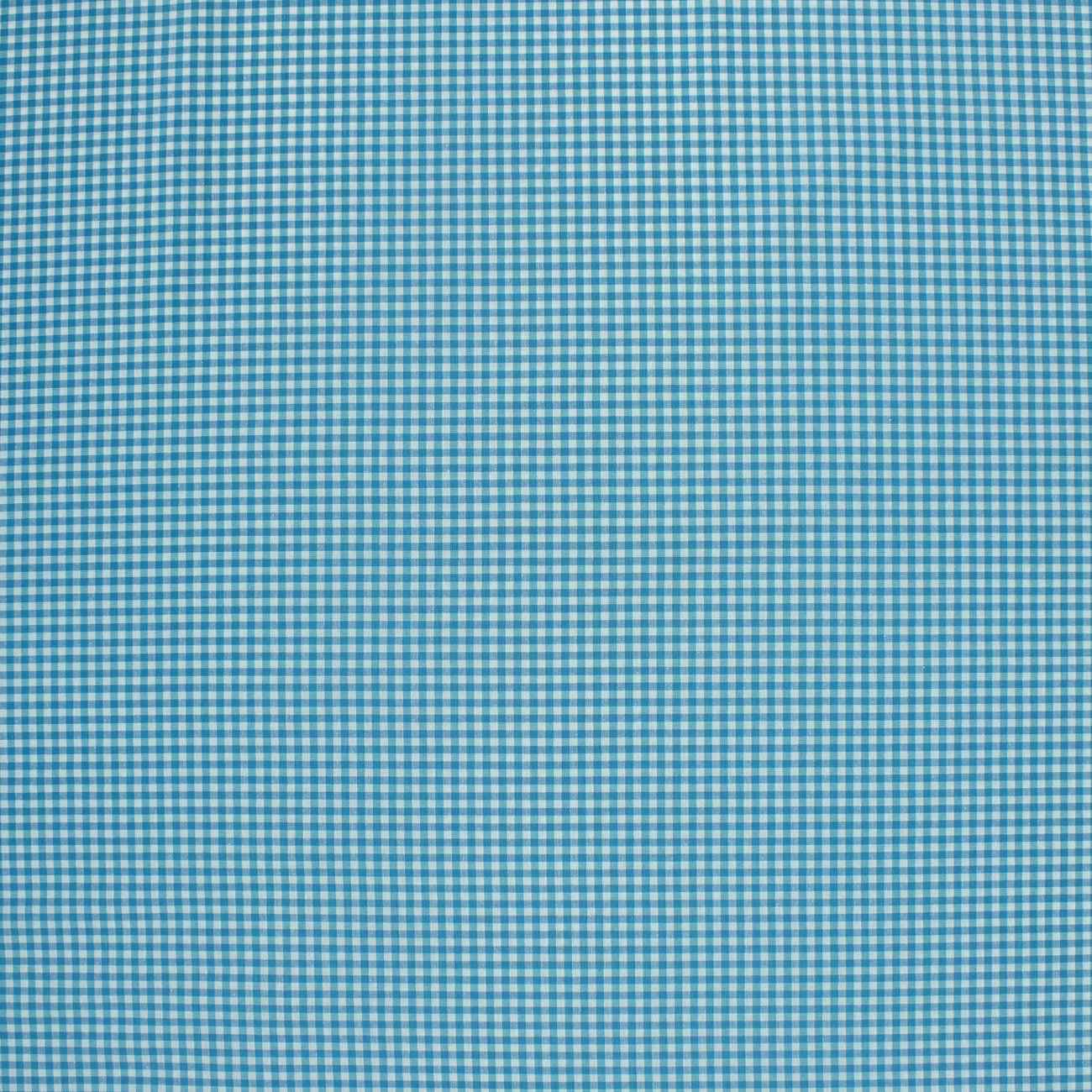 Tecido Xadrez Pequeno Vichy - Azul Turquesa