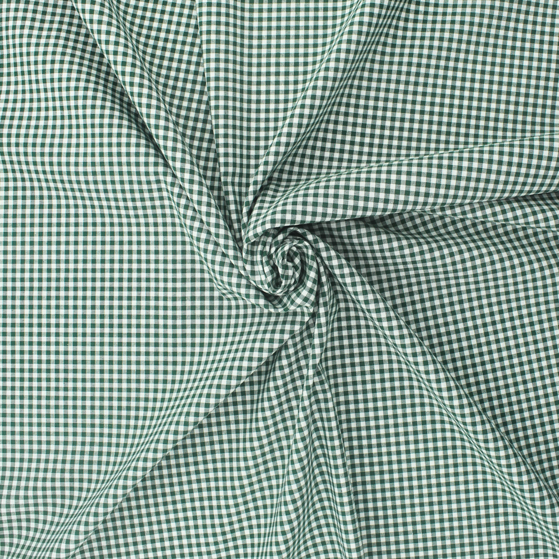 Tecido Xadrez Pequeno Vichy - Verde Escuro
