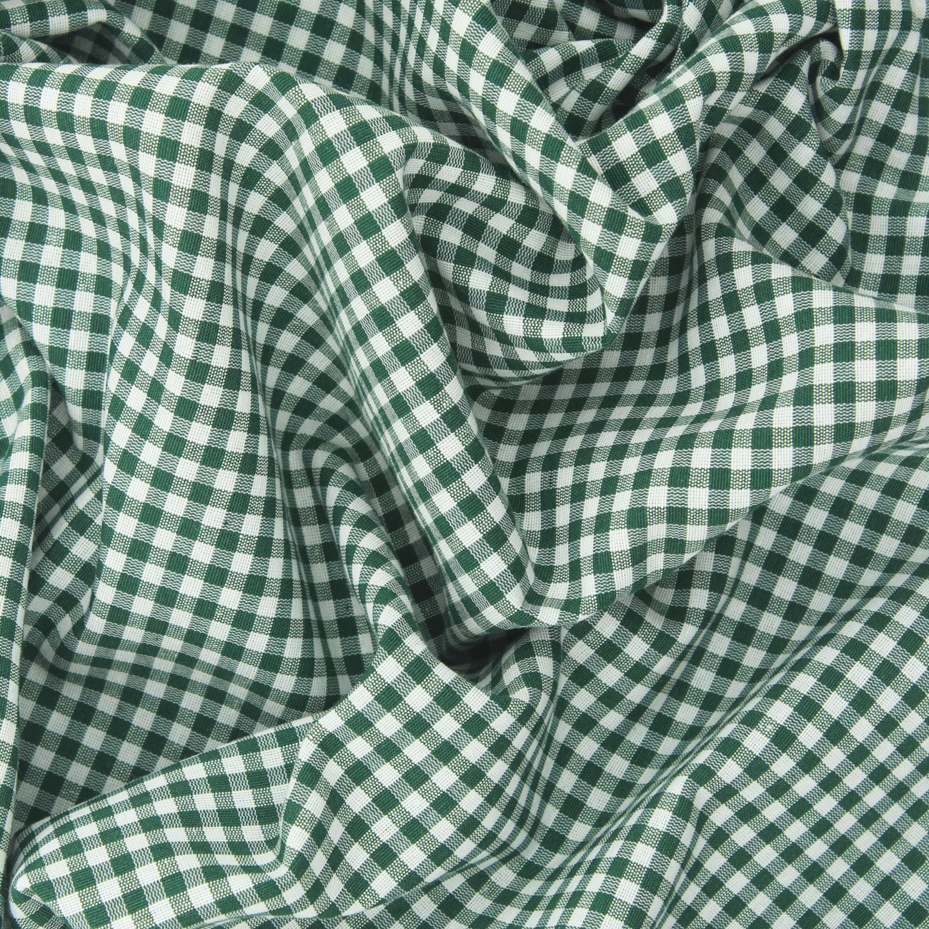 Tecido Xadrez Pequeno Vichy - Verde Escuro