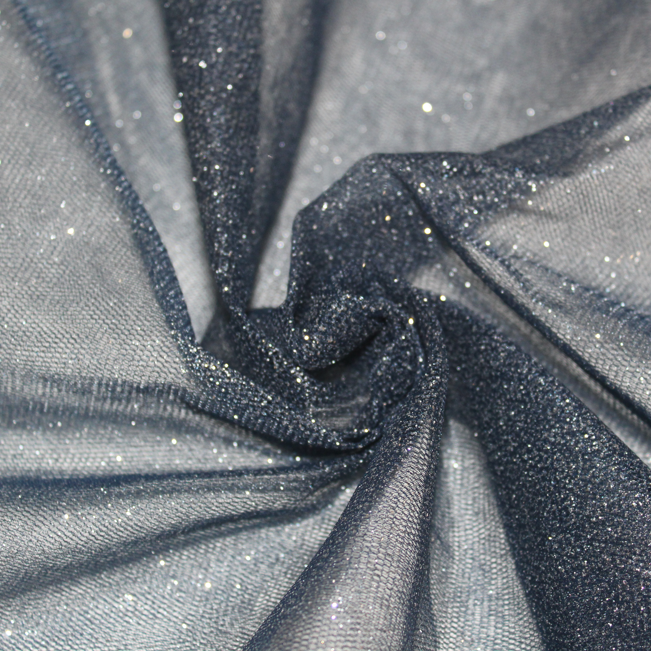 Tule com Brilho - Azul Marinho