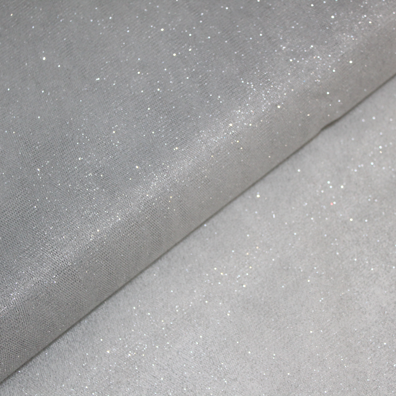 Glitter Tulle - Pearl