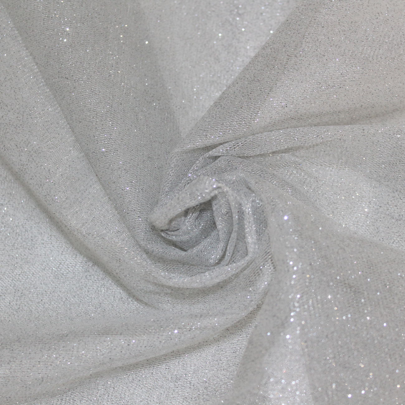 Glitter Tulle - Pearl