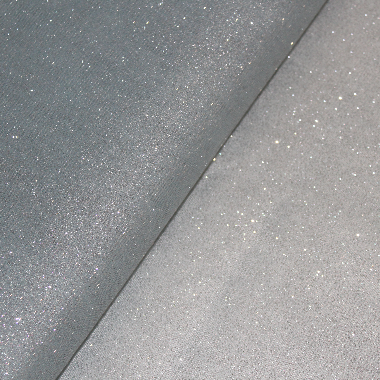 Glitter Tulle - Light Blue