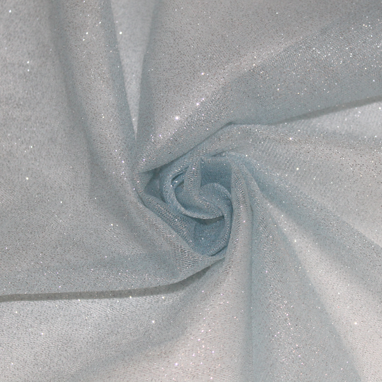 Glitter Tulle - Light Blue