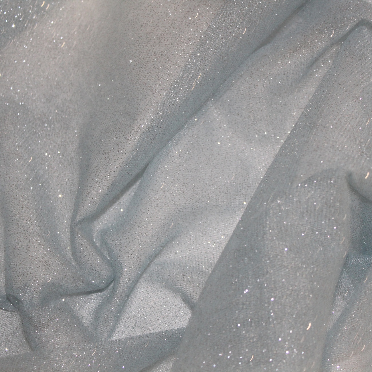 Glitter Tulle - Light Blue